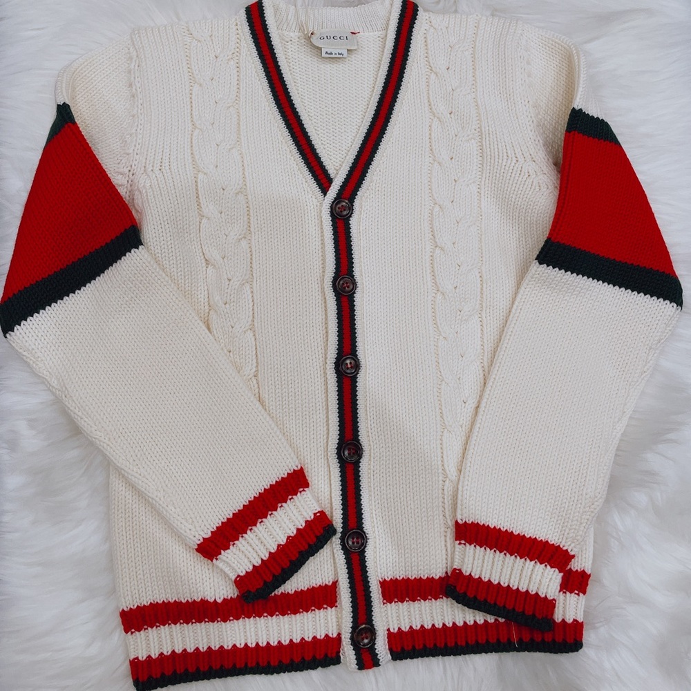Gucci big kid wool cardigan
